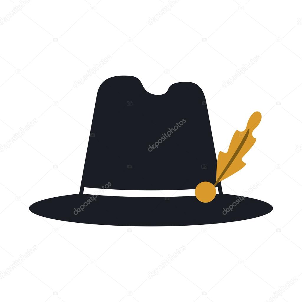 Bavarian tyrolean hat icon Stock Vector Image by ©jemastock #121216686