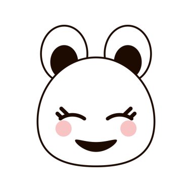 Kawaii ayı ifade simgesi