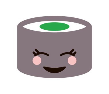 Kawaii suşi parçası simgesi