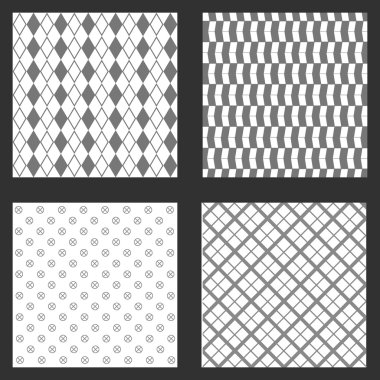 Dört kare duvar kağıtları tasarım