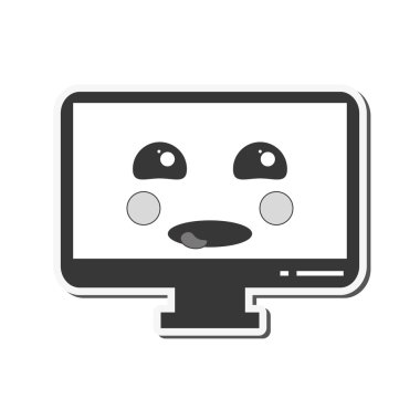 Kawaii bilgisayar kutsal kişilerin resmi