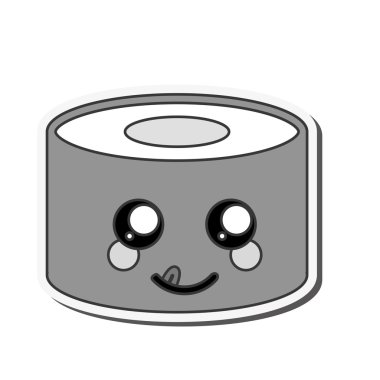 Kawaii suşi parçası simgesi