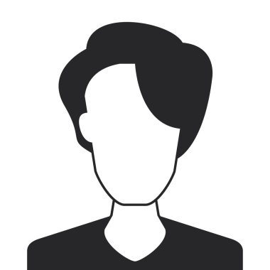 meçhul kadın portre simgesi