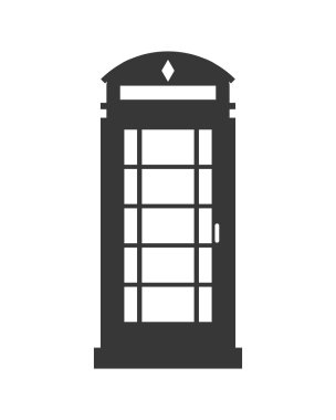 İngilizce telefon kulübesi simgesi