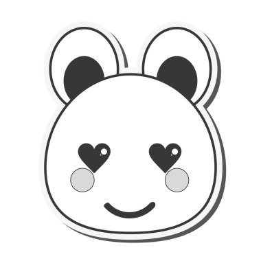 Kawaii ayı ifade simgesi