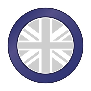 Büyük Britanya bayrağı amblemi simgesi