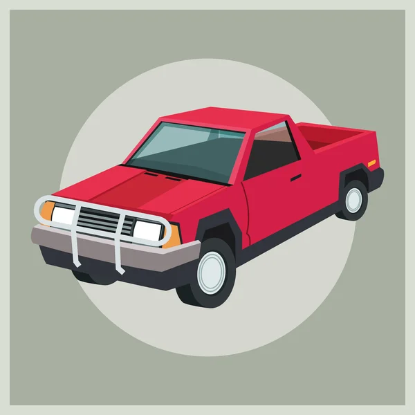 Auto garaje diseño de coches — Vector de stock