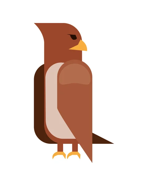 Eagle cartoon icon — Stock Vector