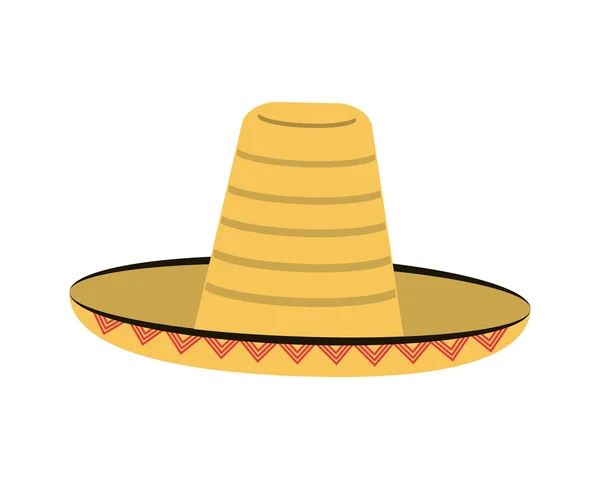 Chapeau mexicain icône sombrero — Image vectorielle