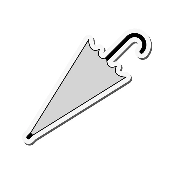Icono de paraguas cerrado — Vector de stock
