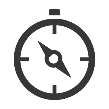 Chronometre zaman siluet esign