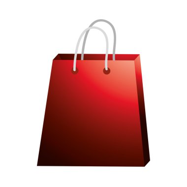 Kırmızı alışveriş çanta tasarımı