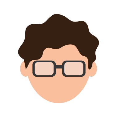 adam baş gözlük avatar tasarım