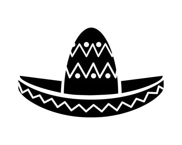 멕시코 모자 스타일 디자인 — 스톡 벡터