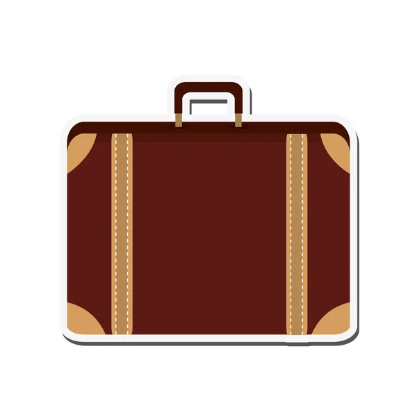 Koffer-Gepäckdesign — Stockvektor