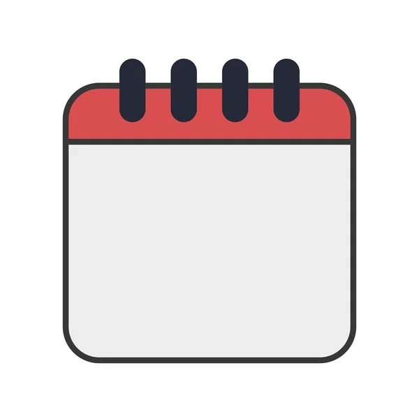 Ημερολογιακός μήνας planner σχεδιασμού — Διανυσματικό Αρχείο