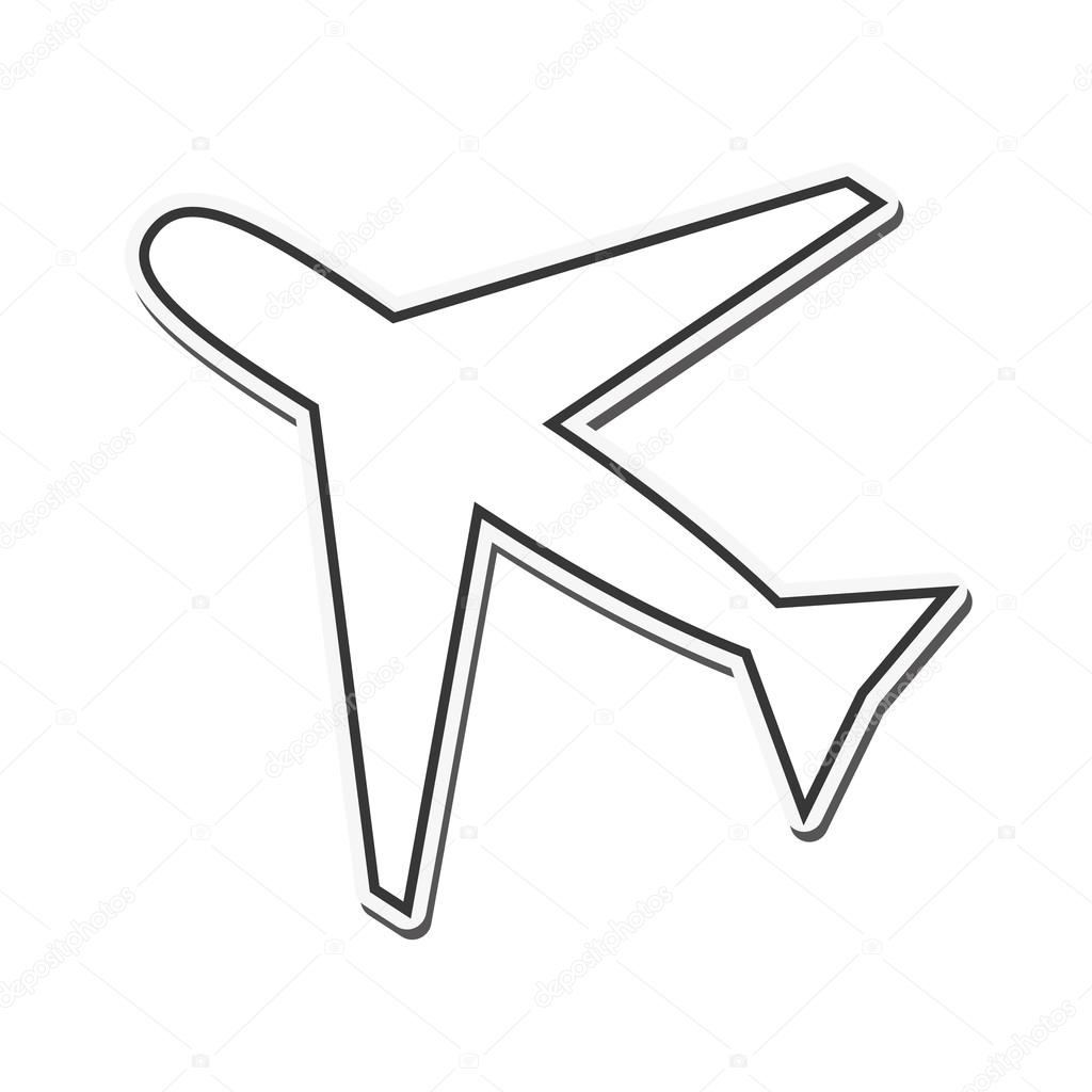 Disegno Di Viaggio Del Trasporto Aereo Vettoriali Stock