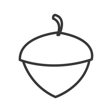 Tek meşe palamudu simgesi