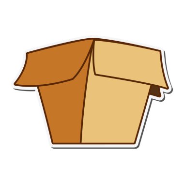 Karton kutu simgesini aç