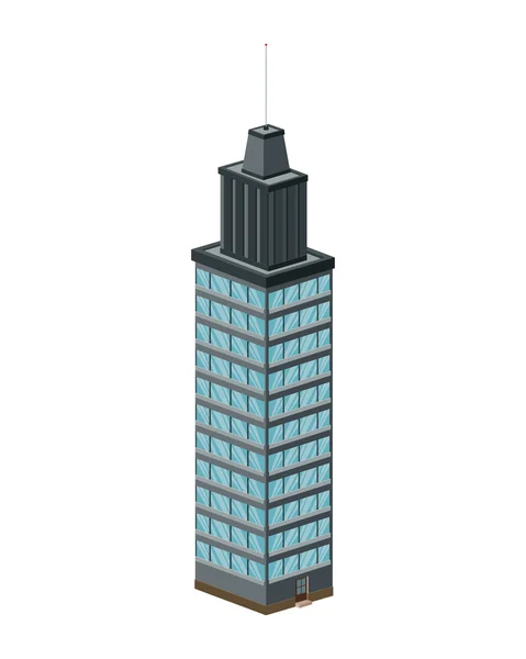 Ícone de construção da cidade —  Vetores de Stock