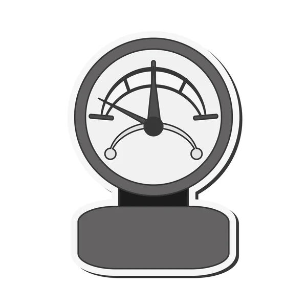 Jeden tlakoměr ikona — Stockový vektor