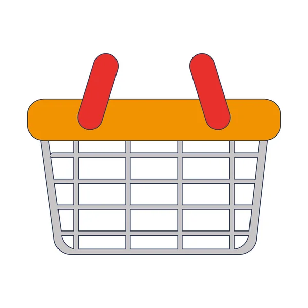 Icono de cesta de compra — Vector de stock