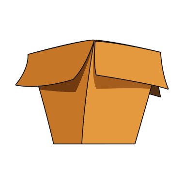 Karton kutu simgesini aç