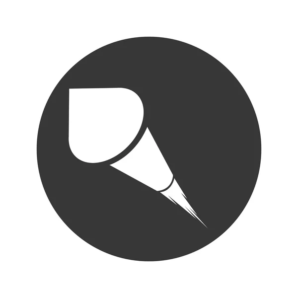 Icône du pétard volant — Image vectorielle