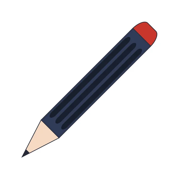 Crayon avec icône gomme — Image vectorielle