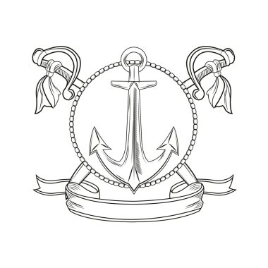 çizgi film korsan dövme tasarım