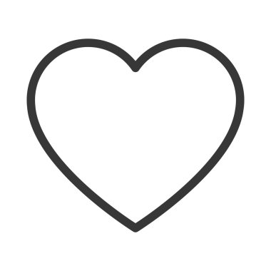 kalp karikatür simgesi