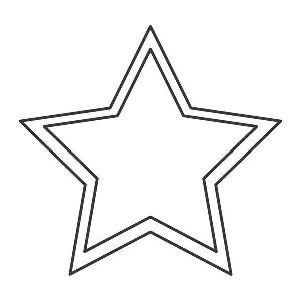 Einzelsternsymbol — Stockvektor