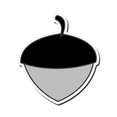 Tek meşe palamudu simgesi