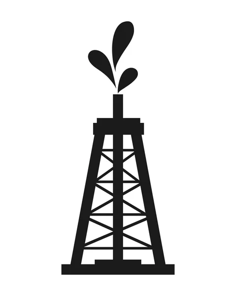 Icona torre dell'olio . — Vettoriale Stock
