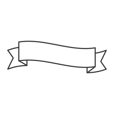 Şerit etiket banner tasarımı