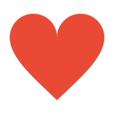 Kalp şekli love tasarım