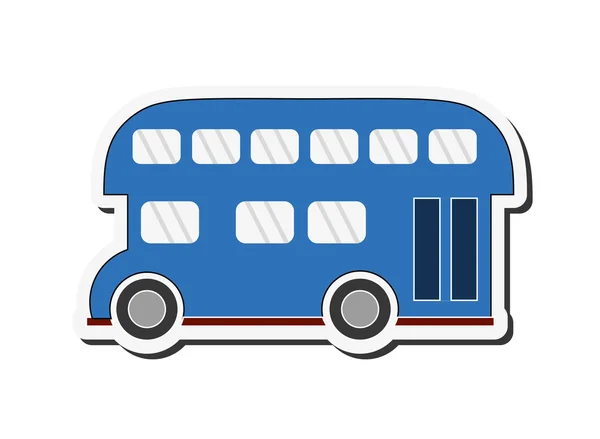 London Bus-England-design — Stockvektor