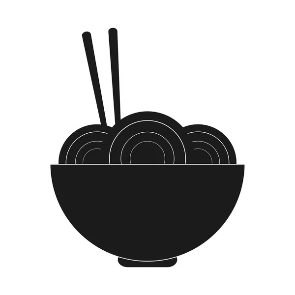 Дизайн їжі локшини — стоковий вектор