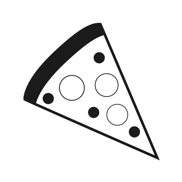 Pizza fastfood ontwerp — Stockvector
