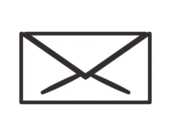 Sobre diseño de comunicación por correo electrónico — Vector de stock