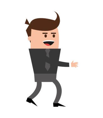 işadamı adam karikatür tasarım