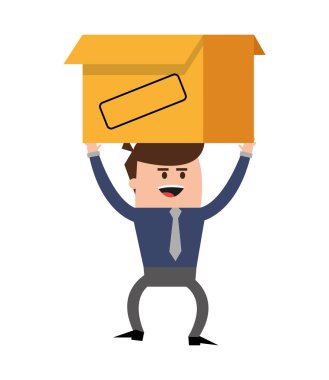 işadamı adam karikatür tasarım