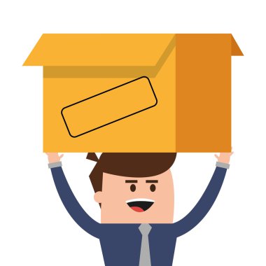 işadamı adam karikatür tasarım