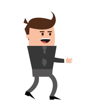 işadamı adam karikatür tasarım