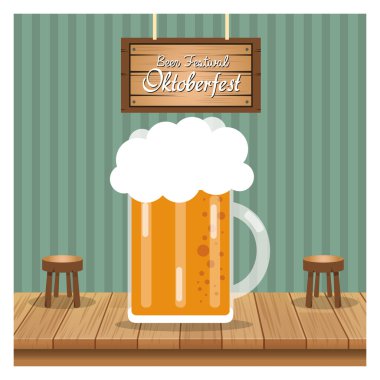 bira içmek oktoberfest tasarım