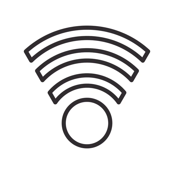 Wifi 신호 인터넷 디자인 — 스톡 벡터