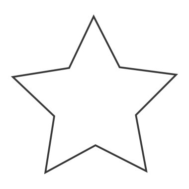 yıldız şekli dekorasyon