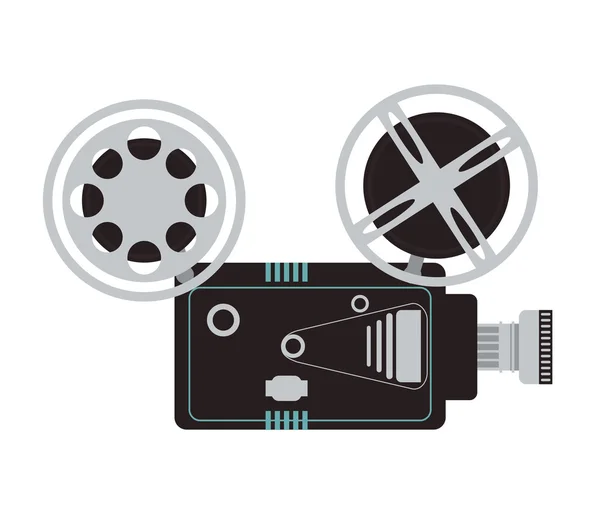 Videocamera cinema filme design —  Vetores de Stock