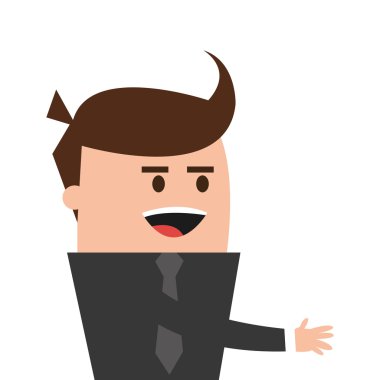 işadamı adam karikatür tasarım