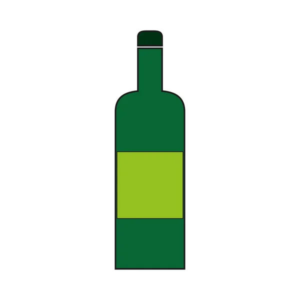 Üveg alkohol ital design — Stock Vector